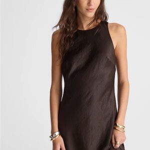 Madewell Chocolate Brown Midi Dress